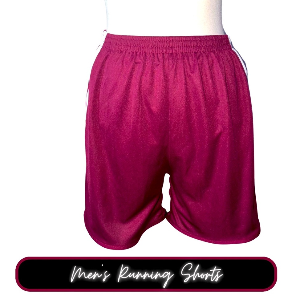 Men’s Maroon Running Shorts